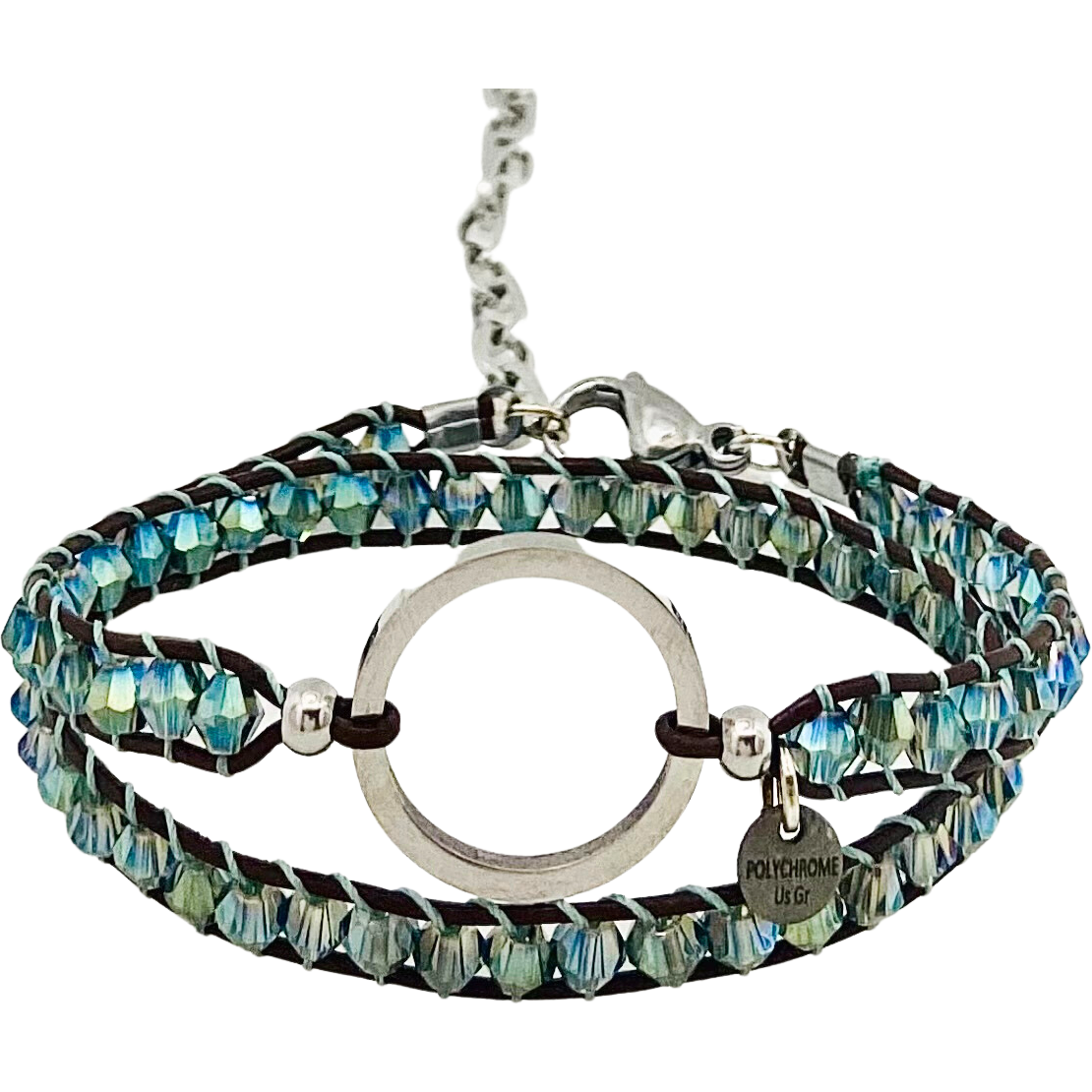 Crystal Eternity - Double Wrap Silver